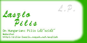 laszlo pilis business card